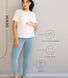 Umstandsjeggings - Light Blue