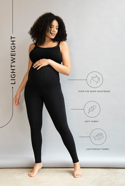 Everyday Umstandsleggings Lightweight - Black