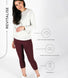 Revitalise Cropped Umstandsleggings - Winter Berry