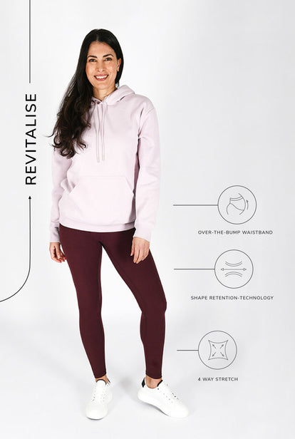 Revitalise Umstandsleggings - Winter Berry