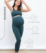 Ultimate Seamless Umstandsleggings - Teal Blue