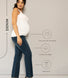 Straight-Fit Umstandsjeans - Dark Blue