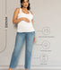 Straight-Fit Umstandsjeans - Mid Blue