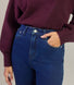 Slim-Fit Mom Jeans - Dark Blue