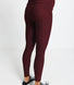 Everyday Umstandsleggings Winter High Waisted Leggings - Burgundy