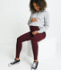 Everyday Umstandsleggings Winter High Waisted Leggings - Burgundy