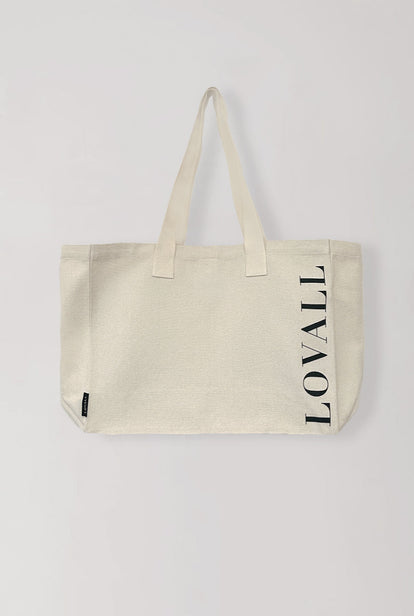 Lovall Tote Bag (Aus Recycling Material)  - Ecru