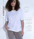 Oversize T-Shirt Curvy-Shirt - White