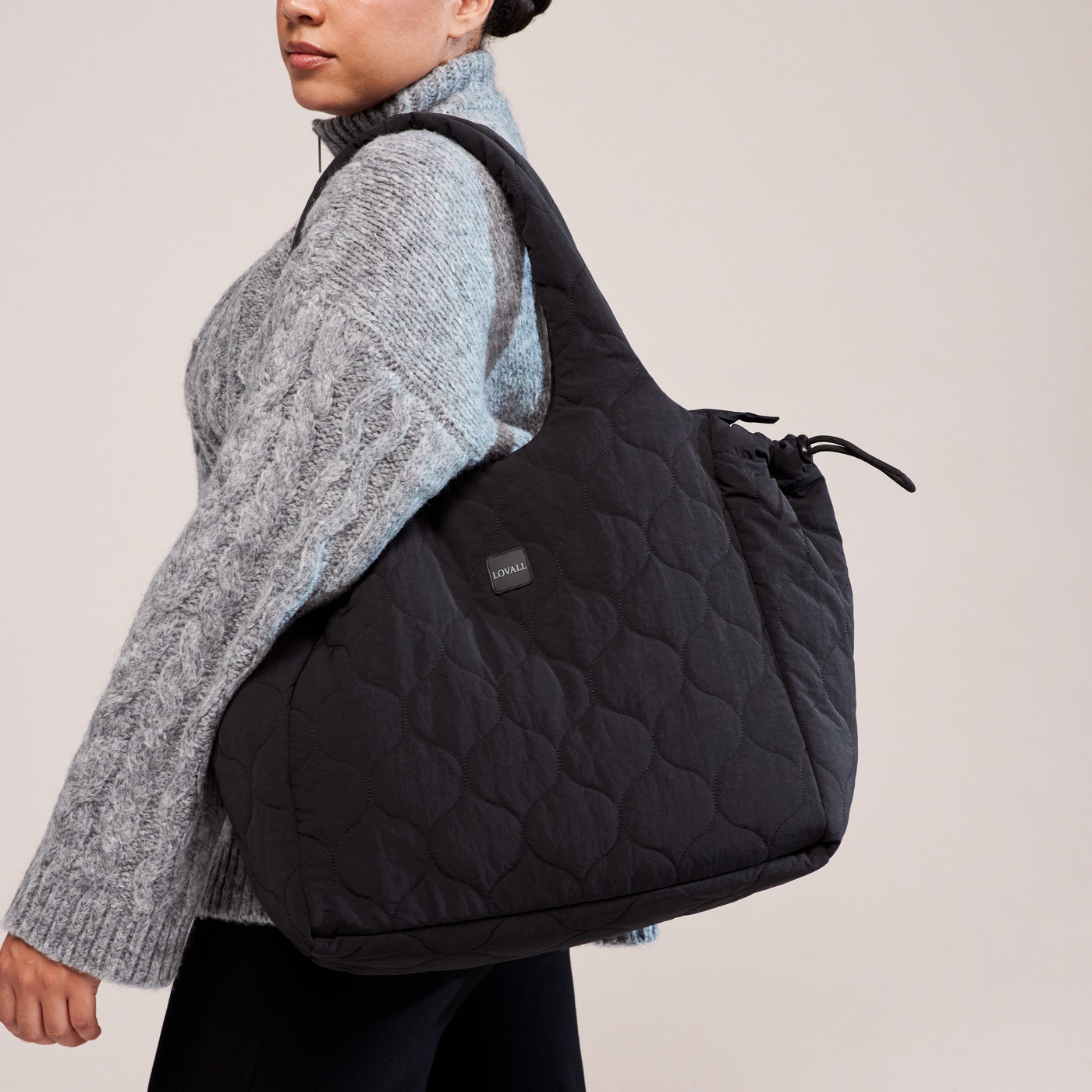 Quilted Bag - Black