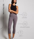 Revitalise Cropped High Waisted Leggings Curvy - Mauve