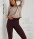 Revitalise Cropped High Waisted Leggings - Winter Berry