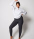 Gerippte Leggings Curvy - Shadow Grey