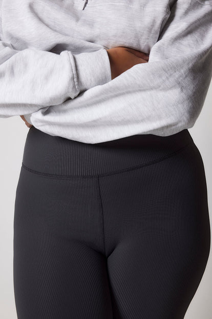 Gerippte Leggings Curvy - Shadow Grey