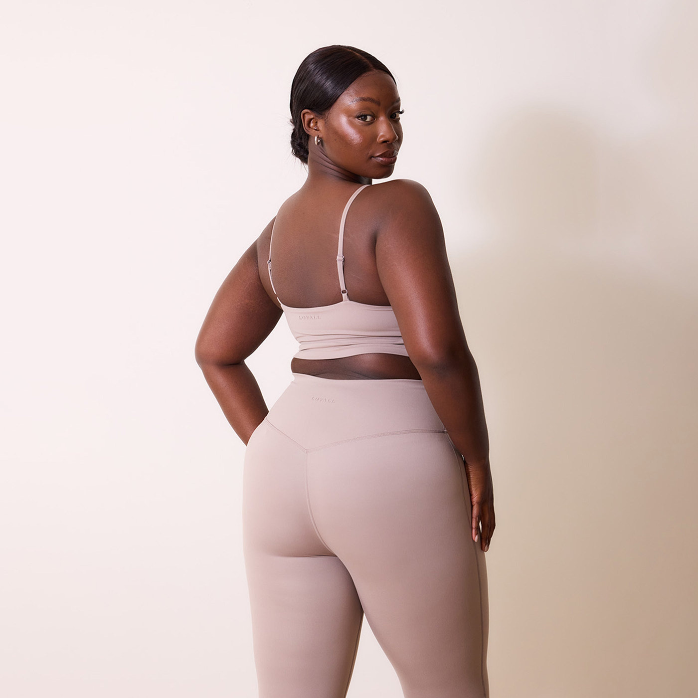 24/7 Revitalise Schlaghose Leggings Curvy - Clay