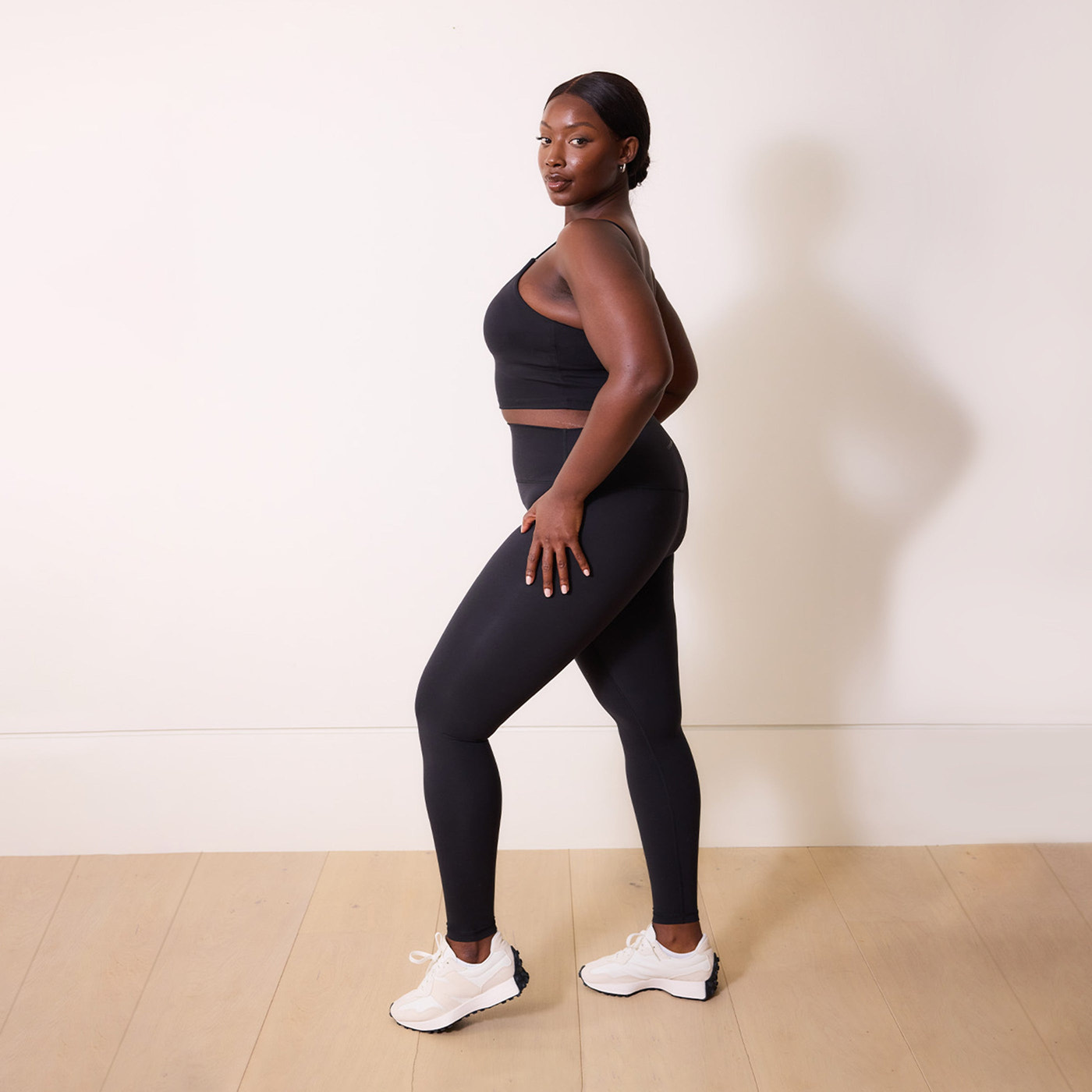 24/7 Revitalise High Waisted Leggings Curvy - Midnight Black