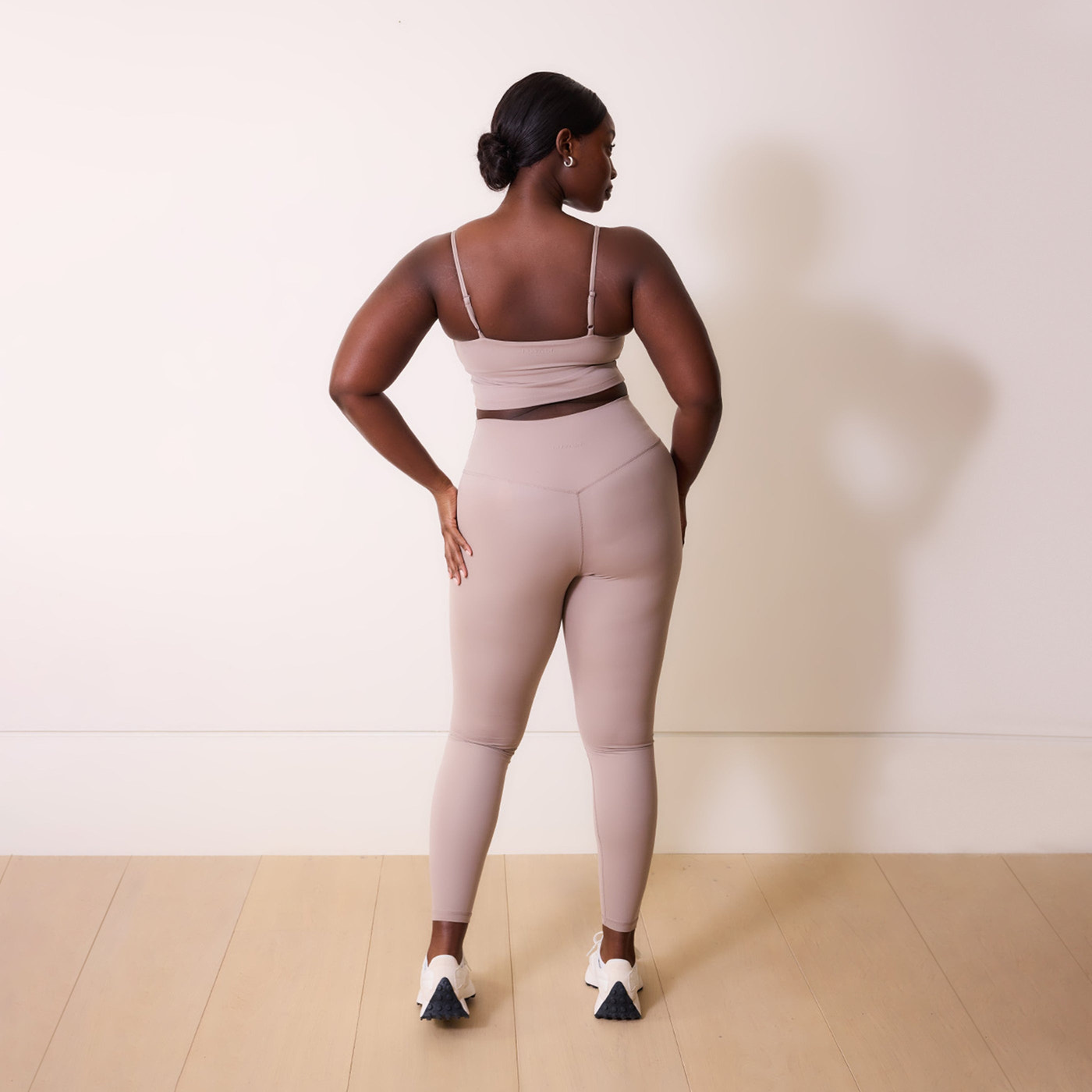24/7 Revitalise High Waisted Leggings Curvy - Clay