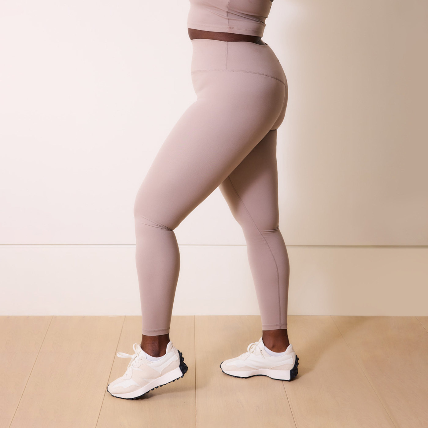 24/7 Revitalise 7/8 High-Waisted Leggings Kurve - Ton
