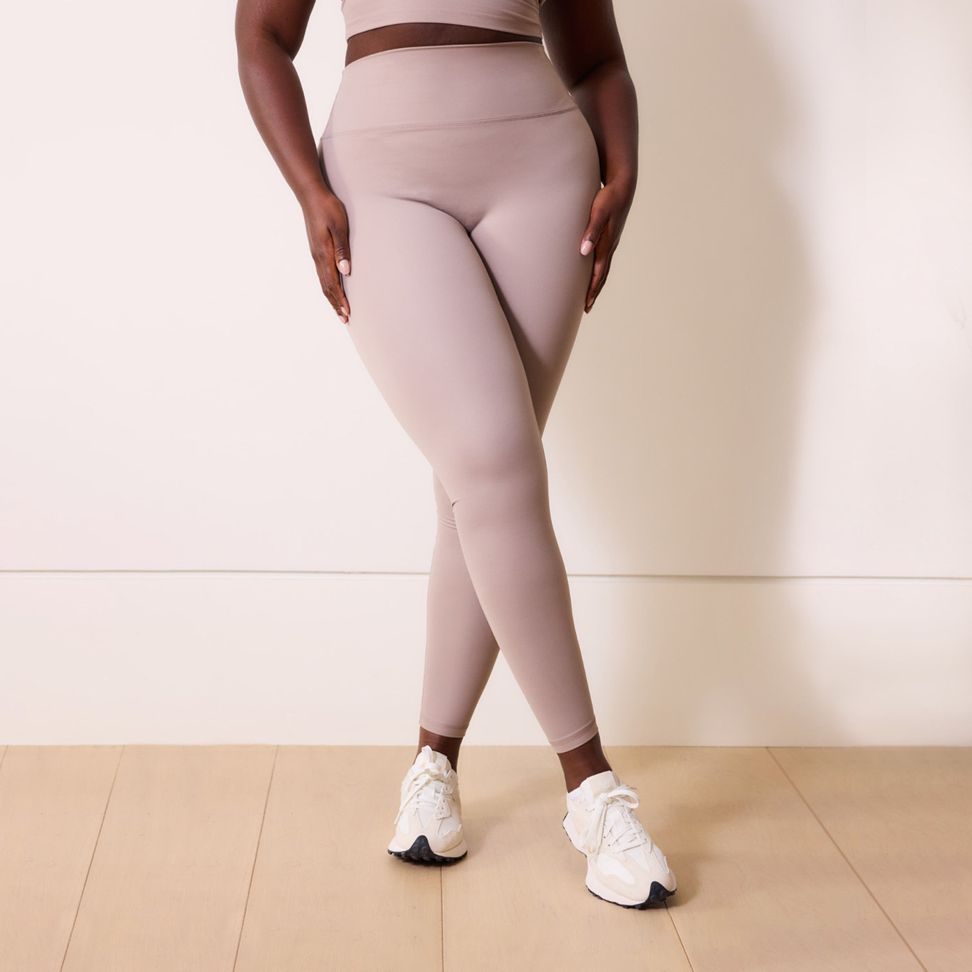 24/7 Revitalise High Waisted Leggings Curvy - Clay