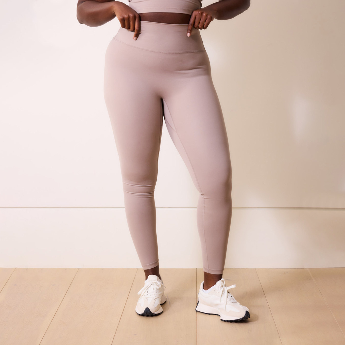 24/7 Revitalise 7/8 High-Waisted Leggings Kurve - Ton