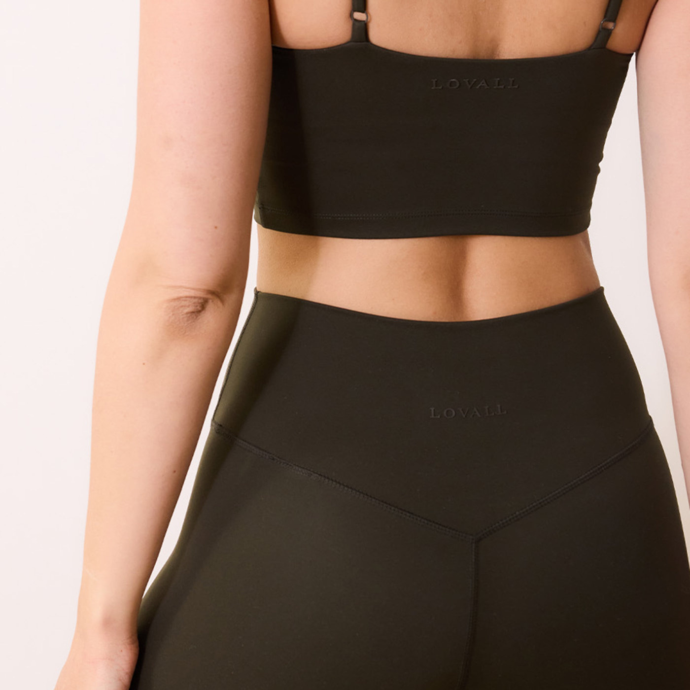 24/7 Revitalise 7/8 High-Waisted Leggings Kurve - Tief-Olive