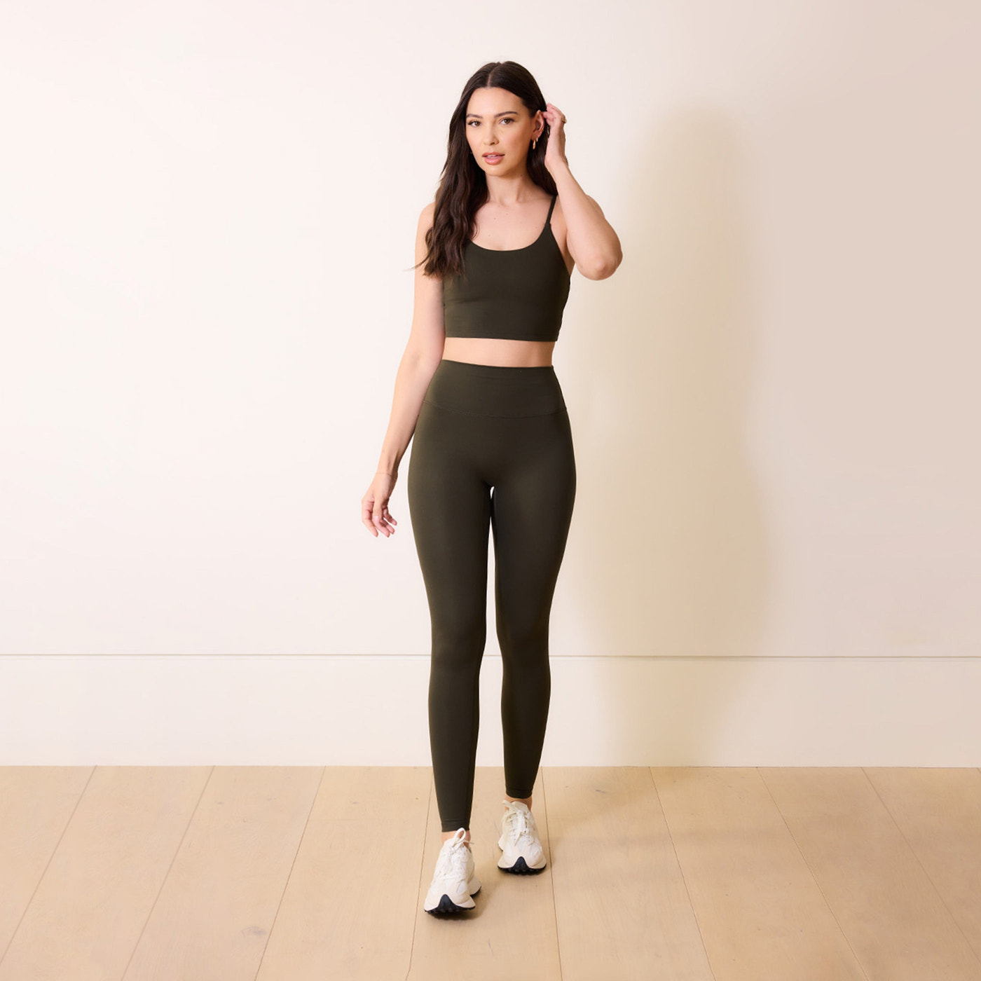 24/7 Revitalise High Waisted Leggings - Tief-Olive