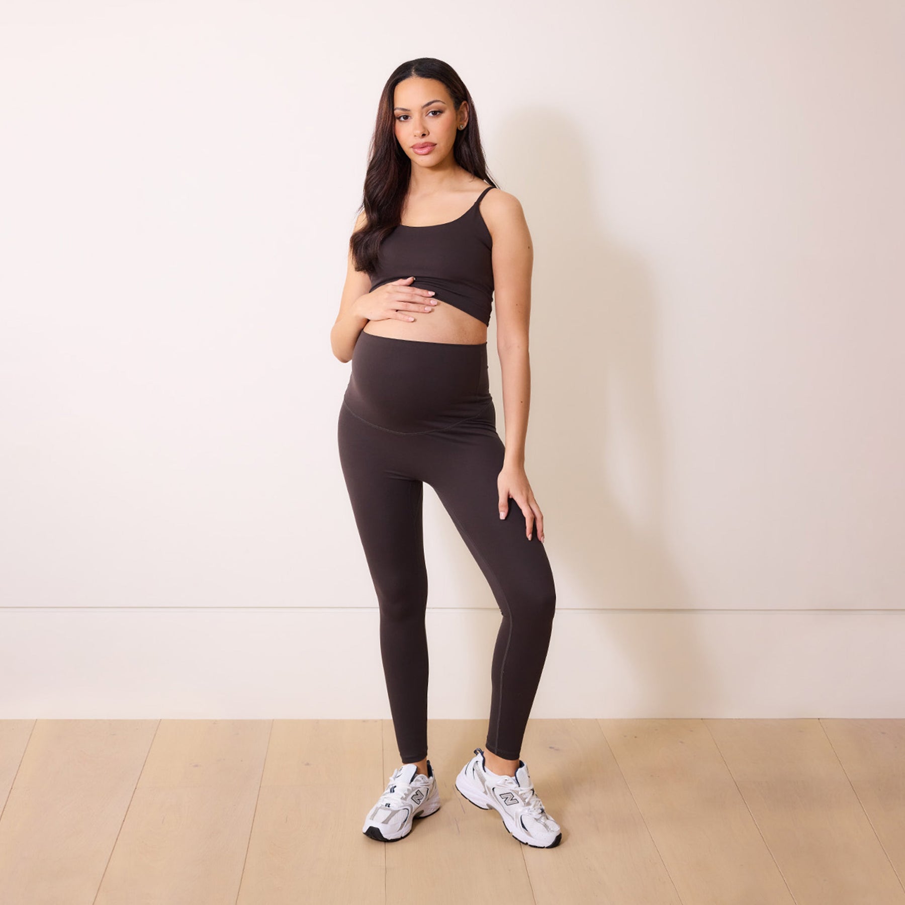 24/7 Revitalise Umstandsleggings - Schwarzkaffee