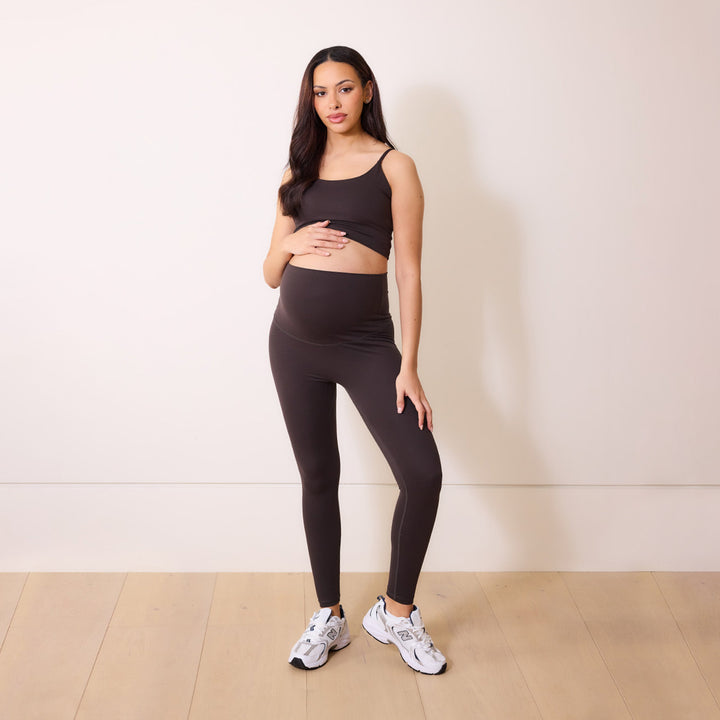 24/7 Revitalise 7/8 Umstandsleggings - Schwarzkaffee