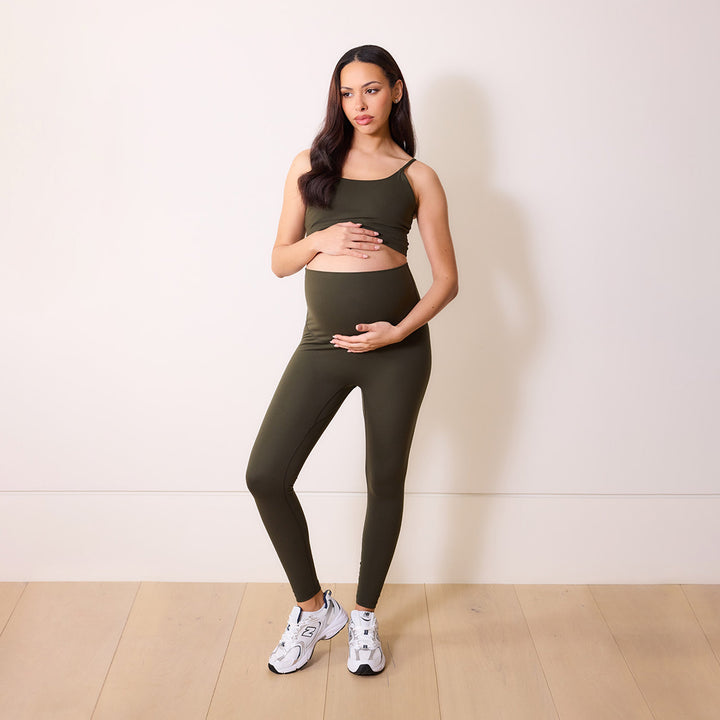 Mutterschaft 24/7 Revitalise Leggings - Deep Olive