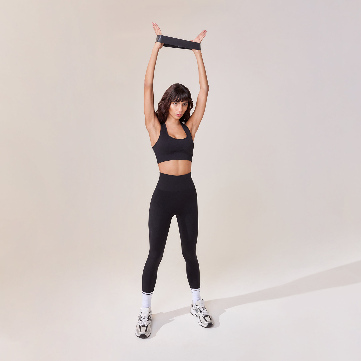 Sculpt Seamless Sports Bra - Black