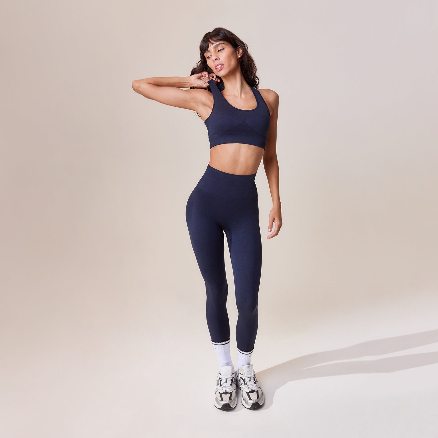Sculpt Seamless Sports Bra - Deep Navy