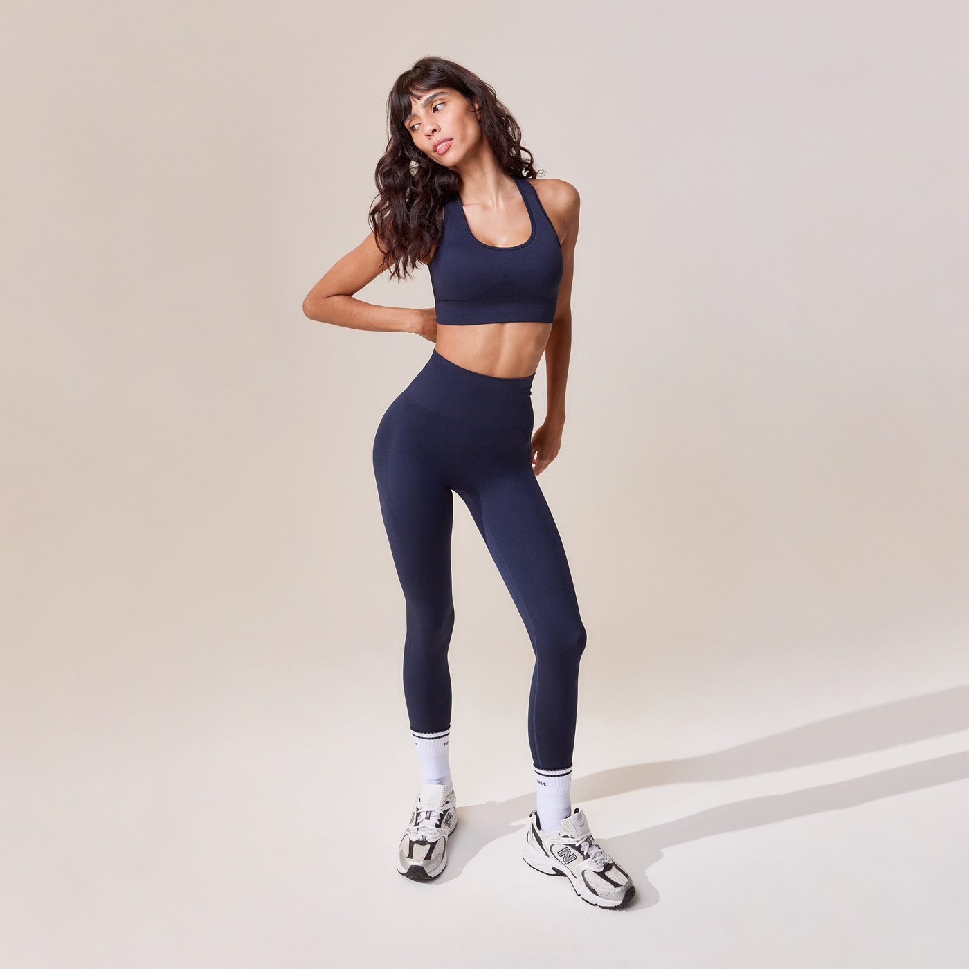 Sculpt Seamless Sports Bra - Deep Navy