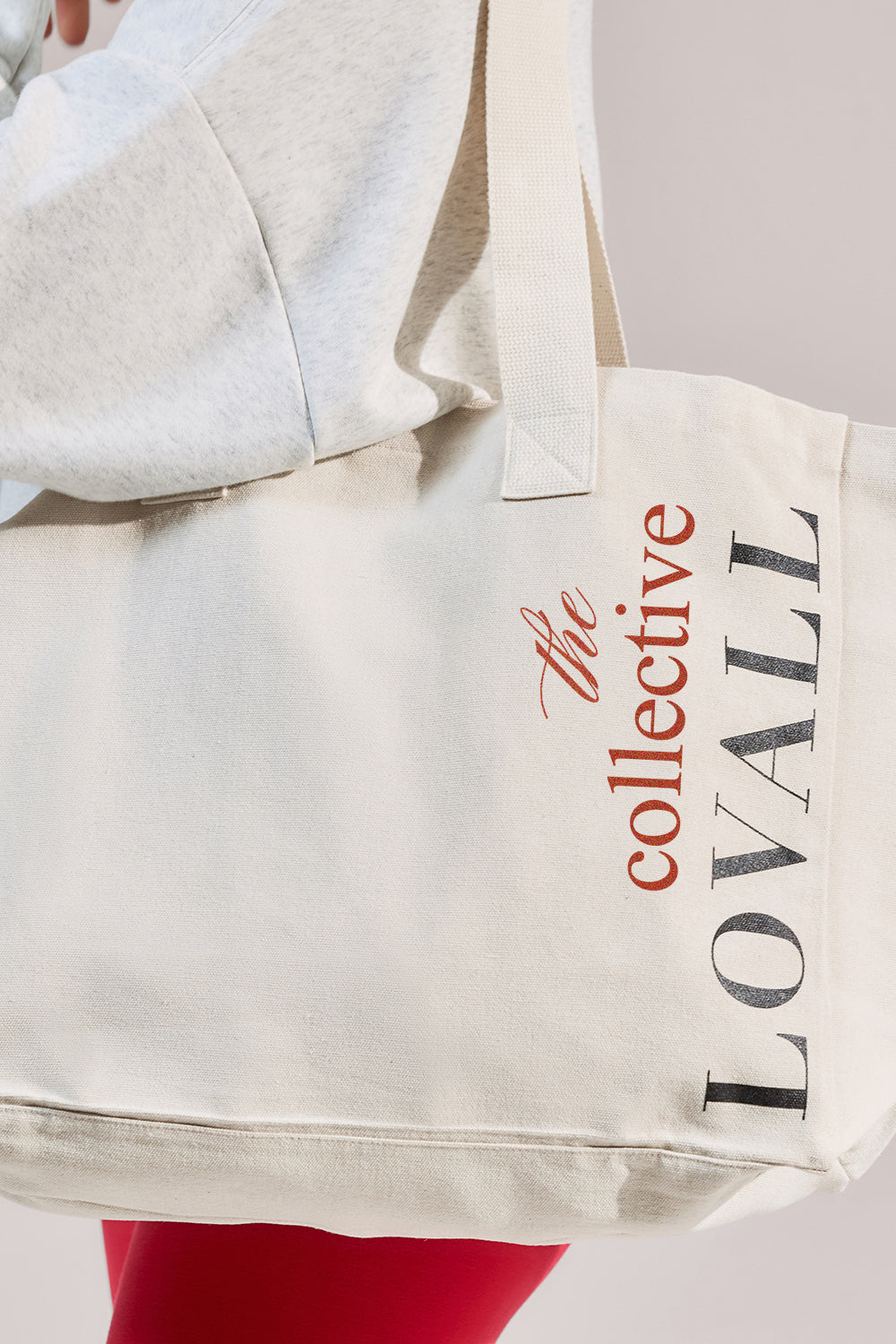 Lovall Collective Recycled Tragetasche – Ecru