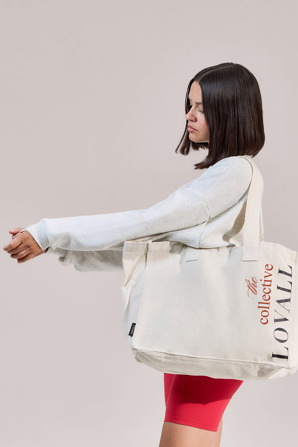 Lovall Collective Recycled Tragetasche – Ecru