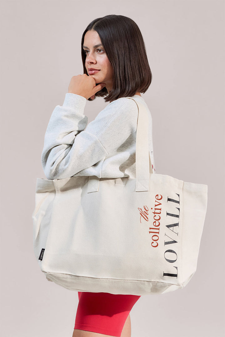Lovall Collective Recycled Tragetasche – Ecru