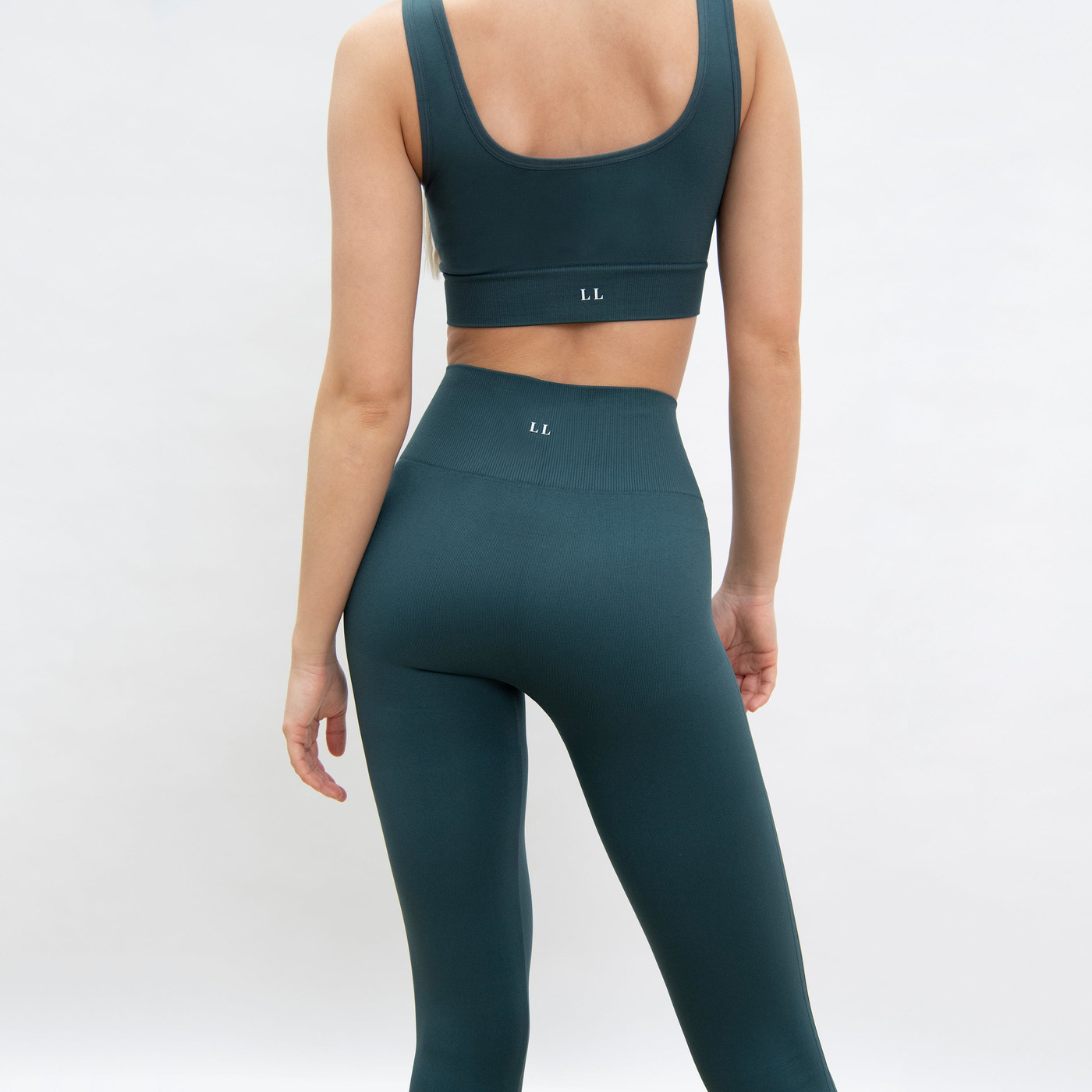 Ultimate Seamless High Waisted Leggings - Teal-Blaue