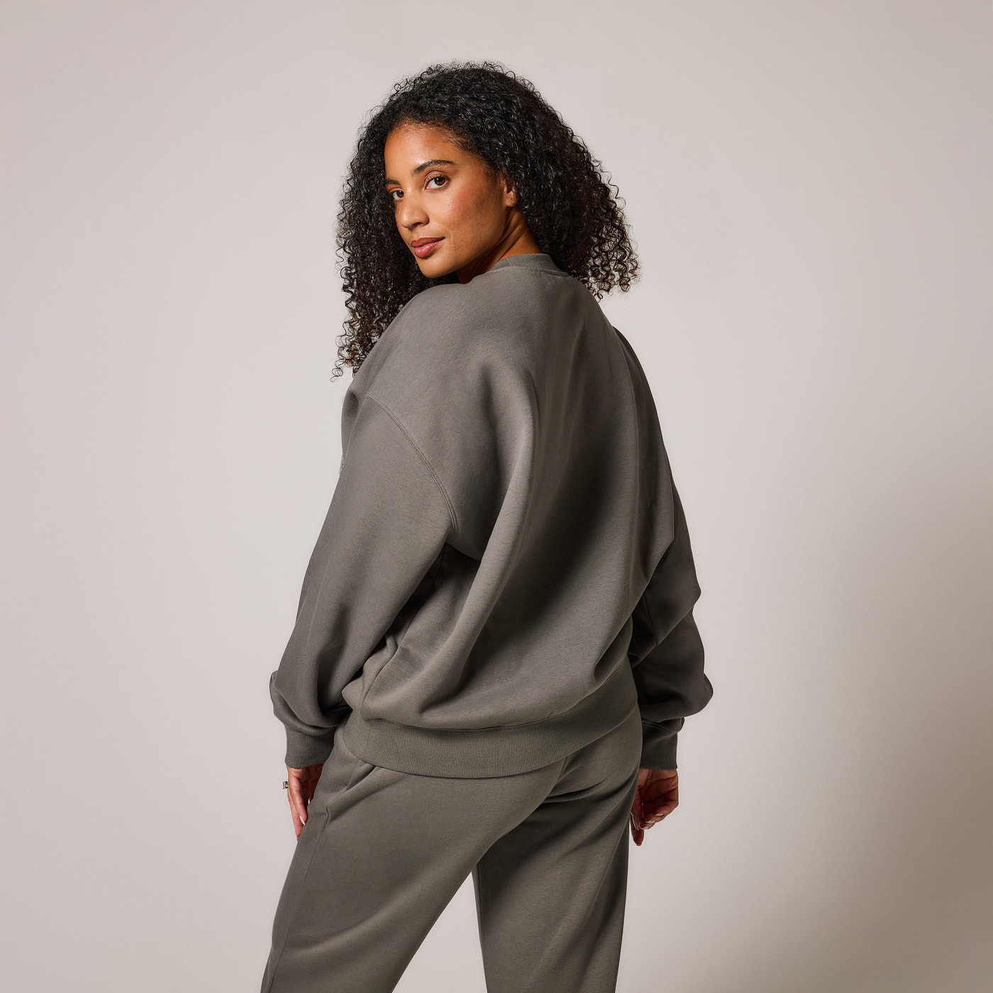 ALL SZN Übergröße Bio-Sweatshirt Curvy Style 2 - Slate Green