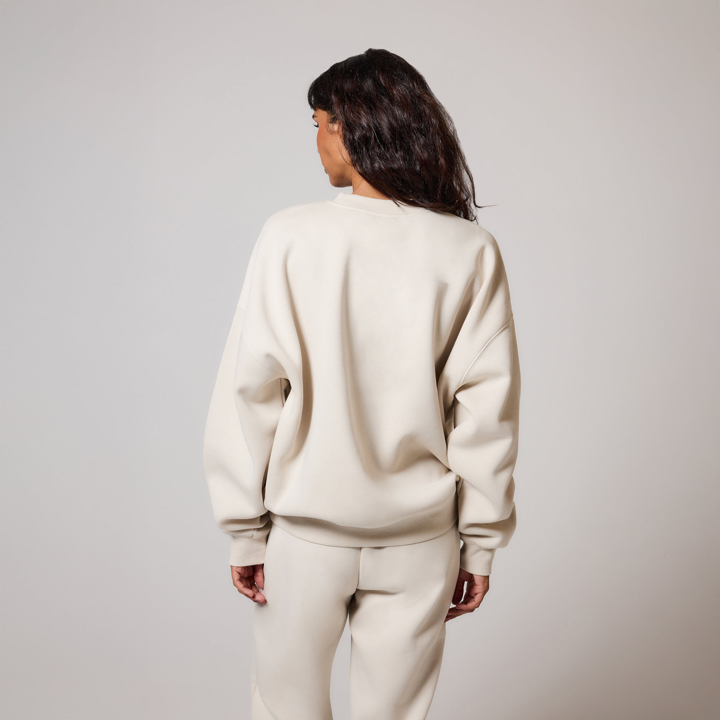ALL SZN Übergröße Bio-Sweatshirt Curvy Style 1 - Ecru