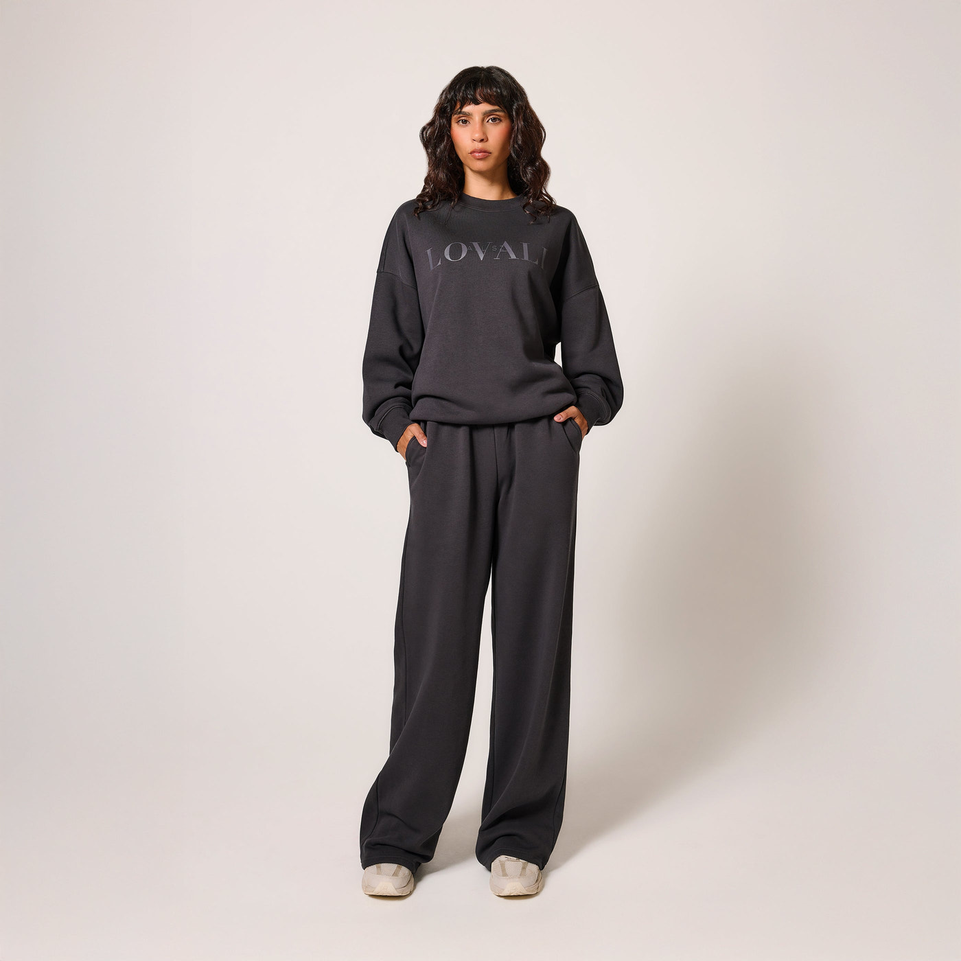 ALL SZN Bio-Jogger mit weitem Bein - Shadow