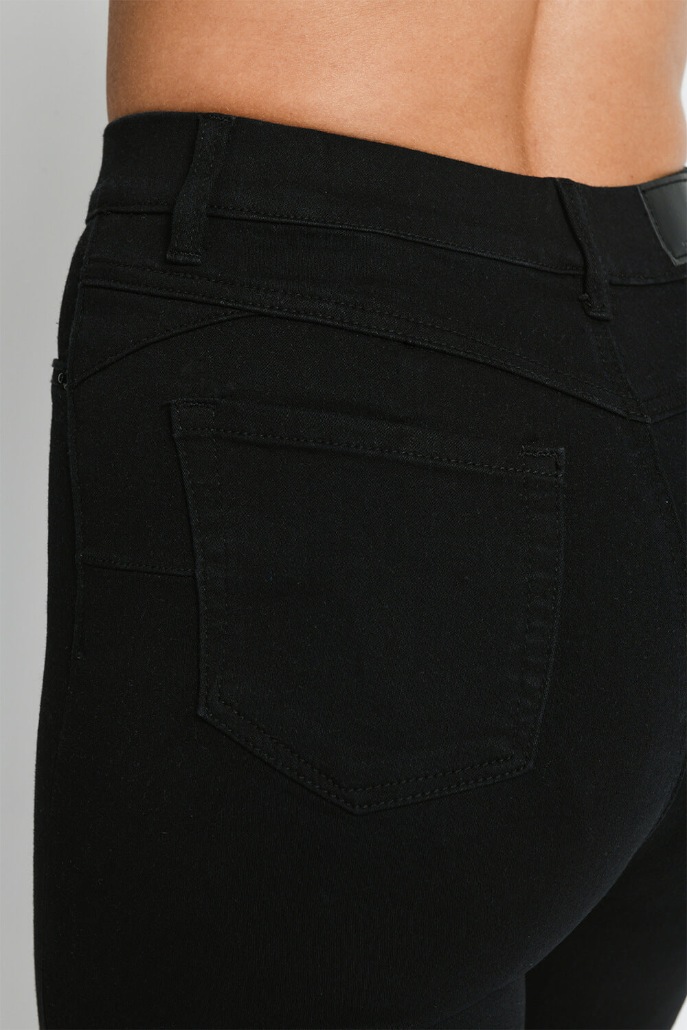 Cropped Jeggings - Schwarze
