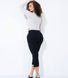 7/8 Stretchhose - Black