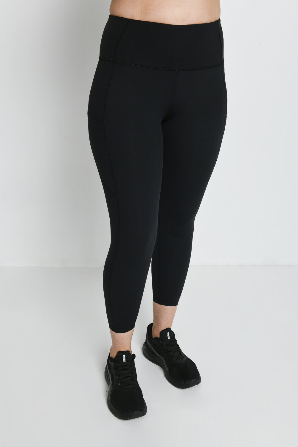 Energise  7/8 High Waisted Sportleggings - Mitternachtsschwarze
