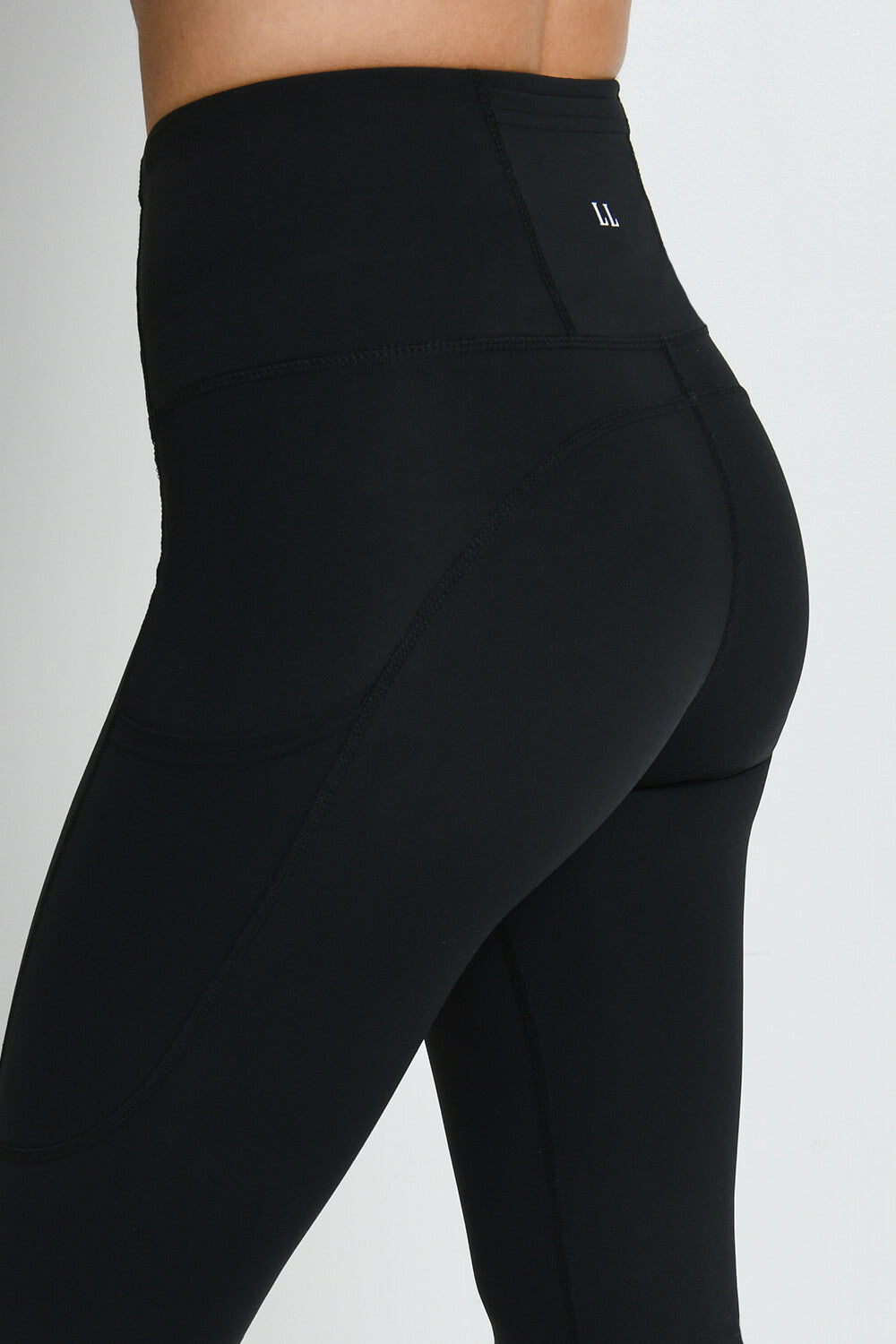 Energise High-Waisted Sportleggings - Mitternachtsschwarze