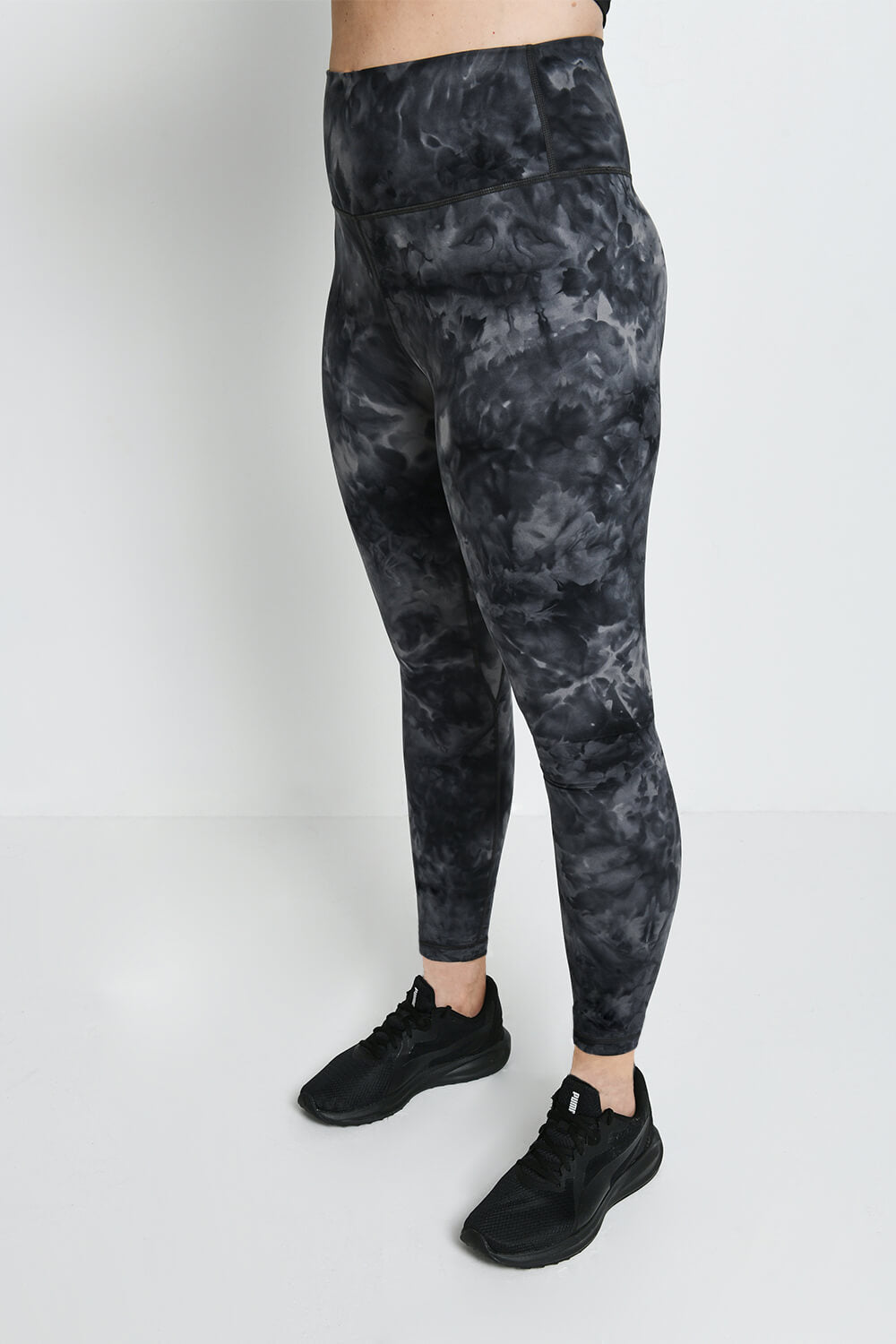 Revitalise 7/8 High-Waisted Leggings - Schwarz Tie Dye