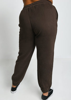 Everyday Jogginghose Komfort Curvy - Espresso Brown