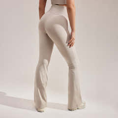 Ultimate Flare Leggings für jeden Tag – Haferbeige