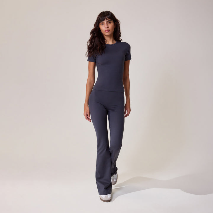 Ultimate Alltag-Flare-Leggings – Vintage Navy