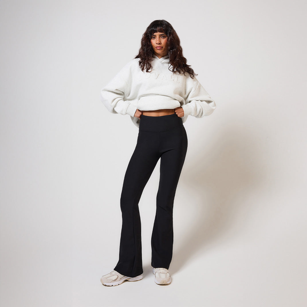 Schlaghose Leggings Winter Curvy - Black