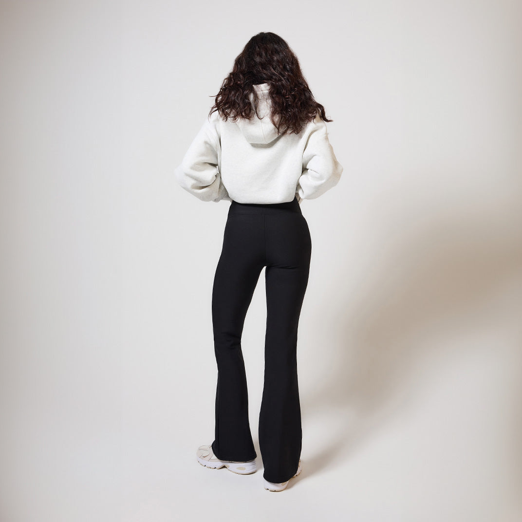 Schlaghose Leggings Winter Curvy - Black