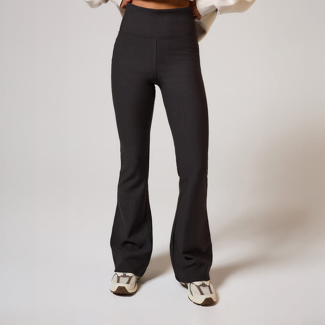 Schlaghose Leggings Winter Curvy - Black Coffee