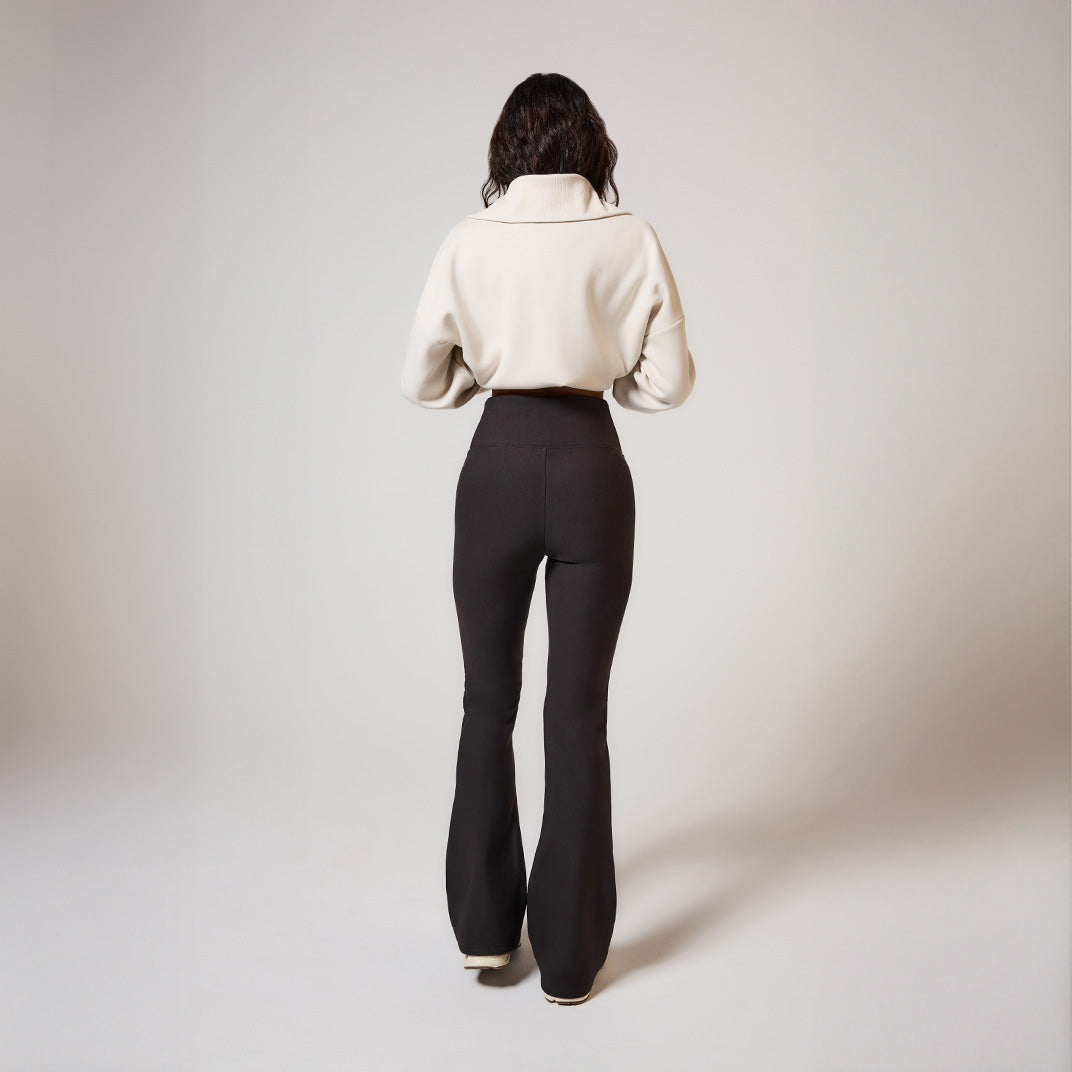 Schlaghose Leggings Winter Curvy - Black Coffee